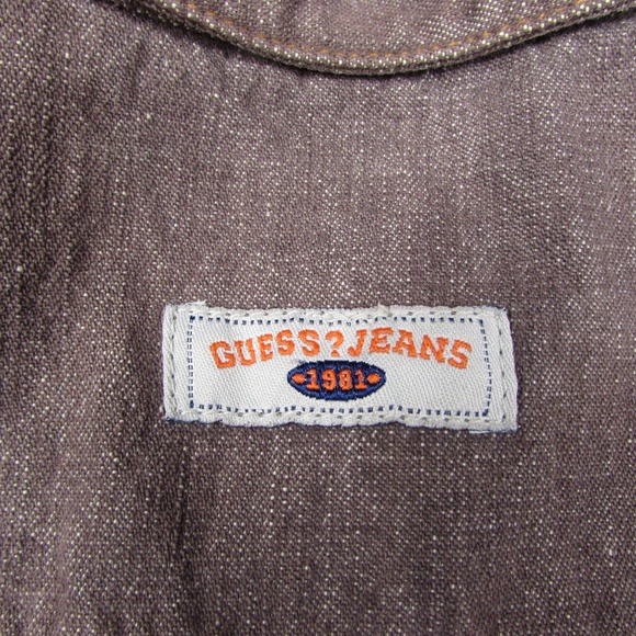 Guess Brown Denim Lightly Distressed Boys 16 / 18 - Picture 7 of 8